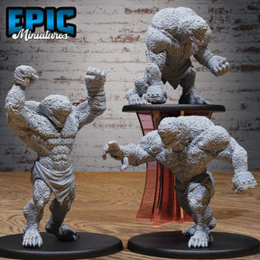 Brain Golem Miniature | Set of 3 - Tabletop RPG & D&D miniature. Perfect for wargaming & collectors