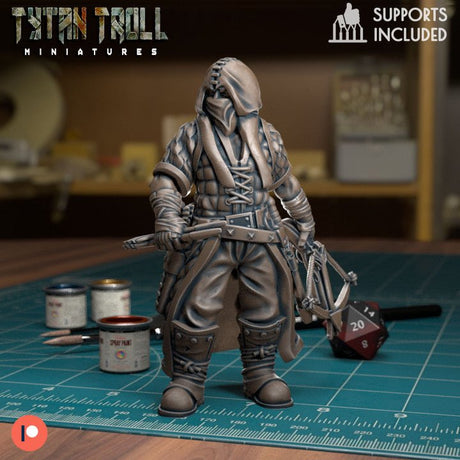 Brigand Bandit Miniature - D - 32mm