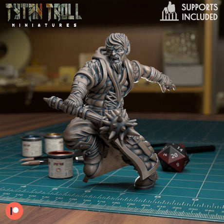 Brigand Bandit Miniature - E - 32mm