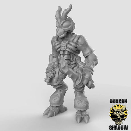 Antfolk Bug Folk Miniature | B - Tabletop RPG & D&D miniature. Perfect for wargaming & collectors