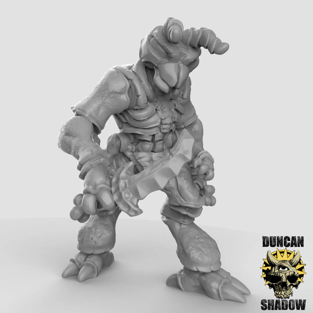 Antfolk Bug Folk Miniature | C - Tabletop RPG & D&D miniature. Perfect for wargaming & collectors