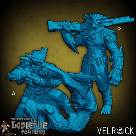 Bugbear Marksman Miniature | Set of 2 - Tabletop RPG & D&D miniature. Perfect for wargaming & collectors