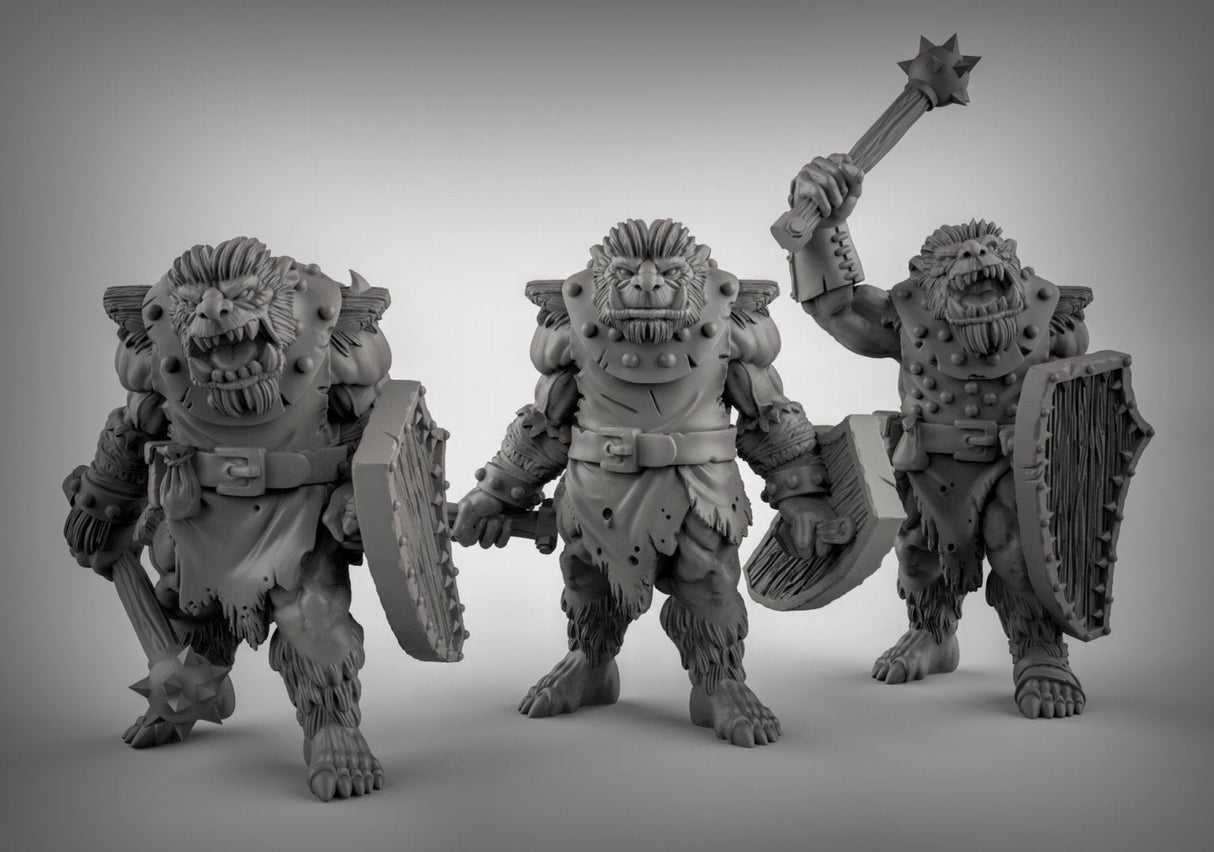 BugBear Miniature | Set of 3 - Tabletop RPG & D&D miniature. Perfect for wargaming & collectors