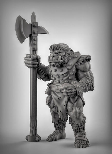 BugBear Spearmen Miniature | A - Tabletop RPG & D&D miniature. Perfect for wargaming & collectors