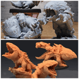 Bulette Miniature | 28mm - Tabletop RPG & D&D miniature. Perfect for wargaming & collectors