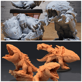 Bulette Miniature | 28mm - Tabletop RPG & D&D miniature. Perfect for wargaming & collectors