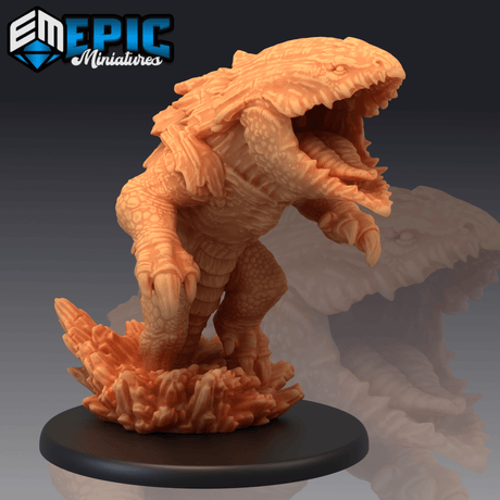 Bulette Monster Miniature | C - Tabletop RPG & D&D miniature. Perfect for wargaming & collectors
