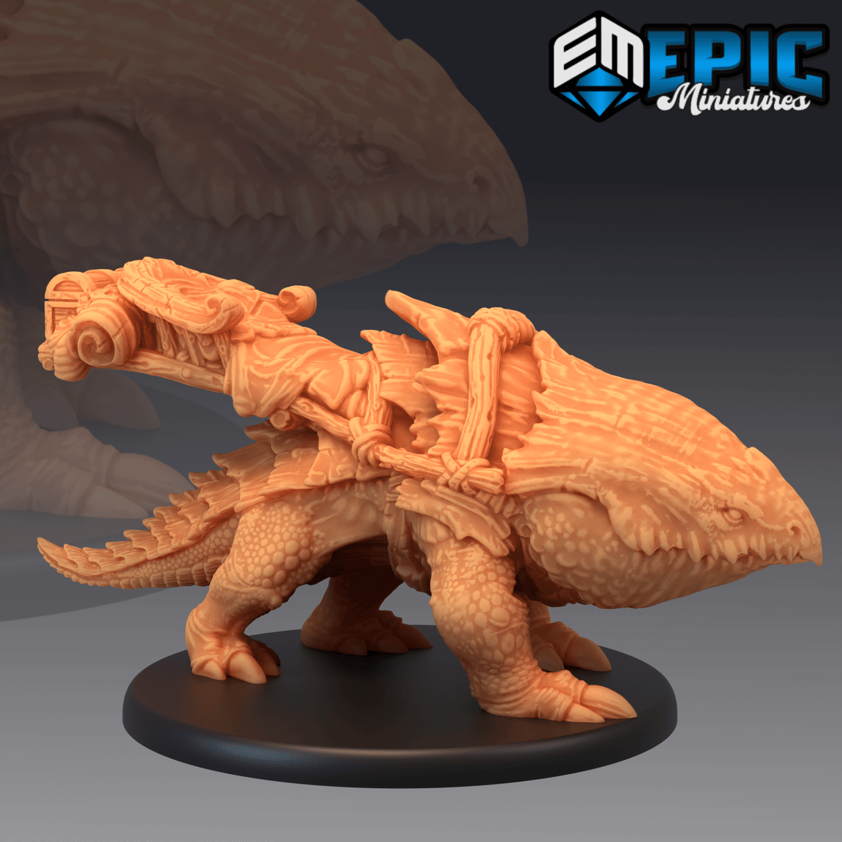 Bulette Monster Miniature | E - Tabletop RPG & D&D miniature. Perfect for wargaming & collectors