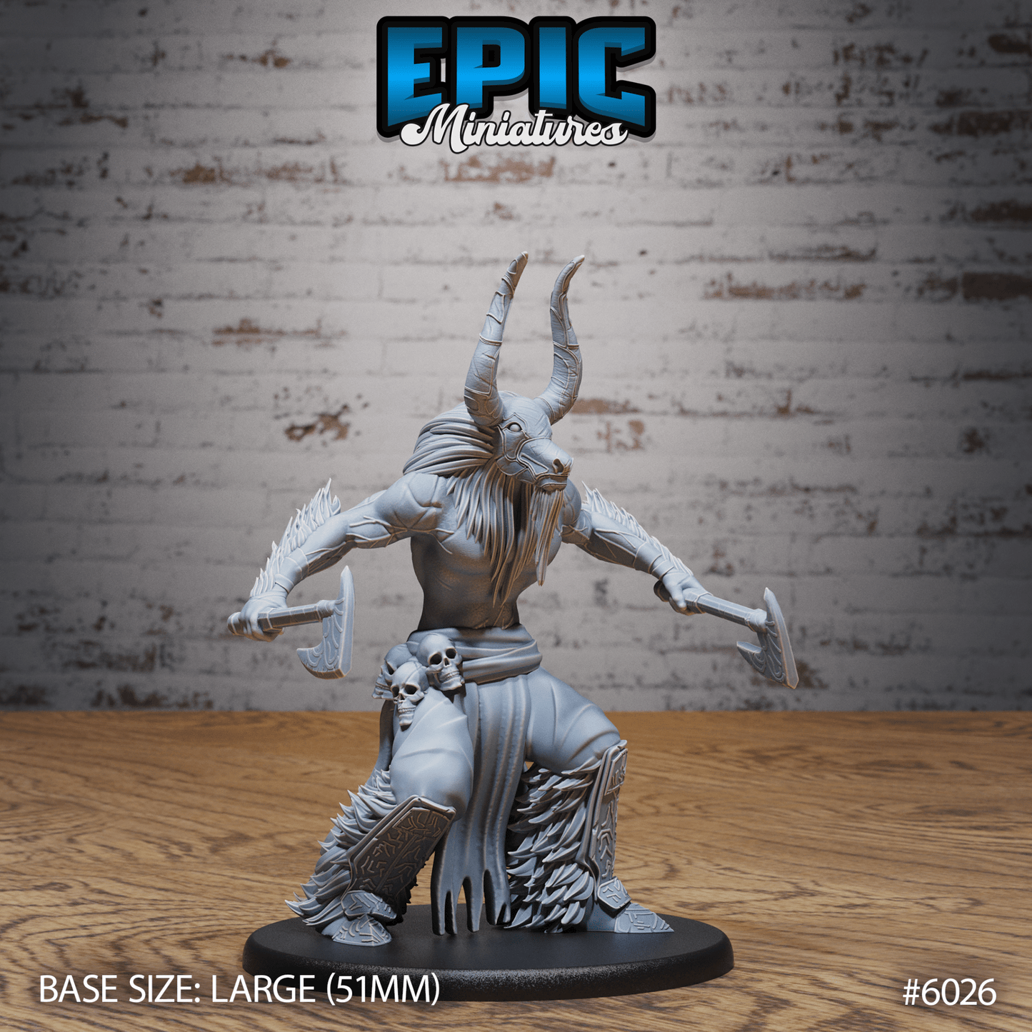 bullfolk spirit warrior Miniature - 6026 - 32mm