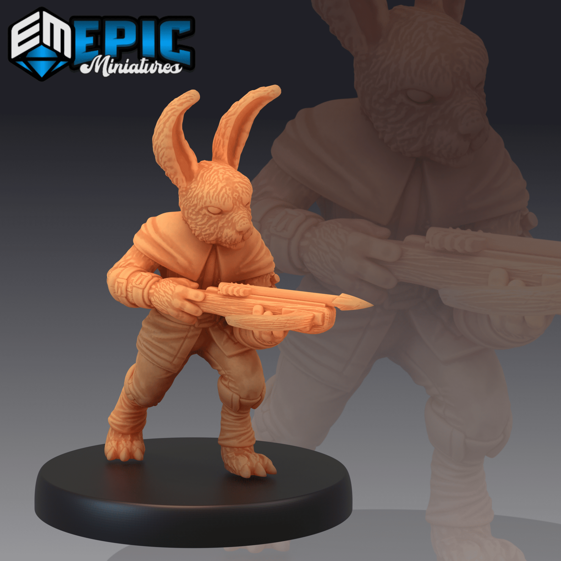 Bunny Tribe Miniature - D - 28mm