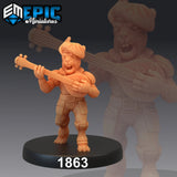 BunnyFolk Miniature | C - Tabletop RPG & D&D miniature. Perfect for wargaming & collectors
