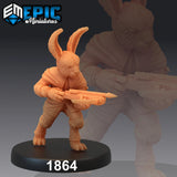BunnyFolk Miniature | D - Tabletop RPG & D&D miniature. Perfect for wargaming & collectors