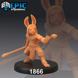 BunnyFolk Miniature | F - Tabletop RPG & D&D miniature. Perfect for wargaming & collectors