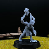 BunnyFolk Miniature | set of 8 - Tabletop RPG & D&D miniature. Perfect for wargaming & collectors