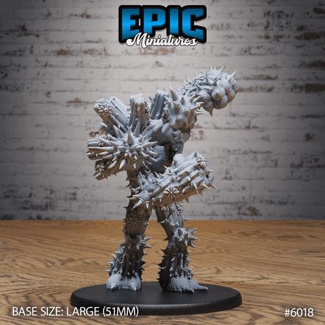 Cactus golem Miniature | 6018 - Tabletop RPG & D&D miniature. Perfect for wargaming & collectors