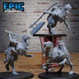 Camel Folk Warrior Miniature | Set of 3 - Tabletop RPG & D&D miniature. Perfect for wargaming & collectors