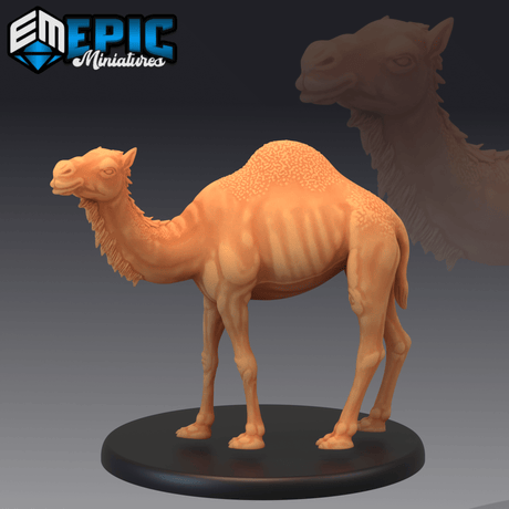 Camel Miniature | A - Tabletop RPG & D&D miniature. Perfect for wargaming & collectors