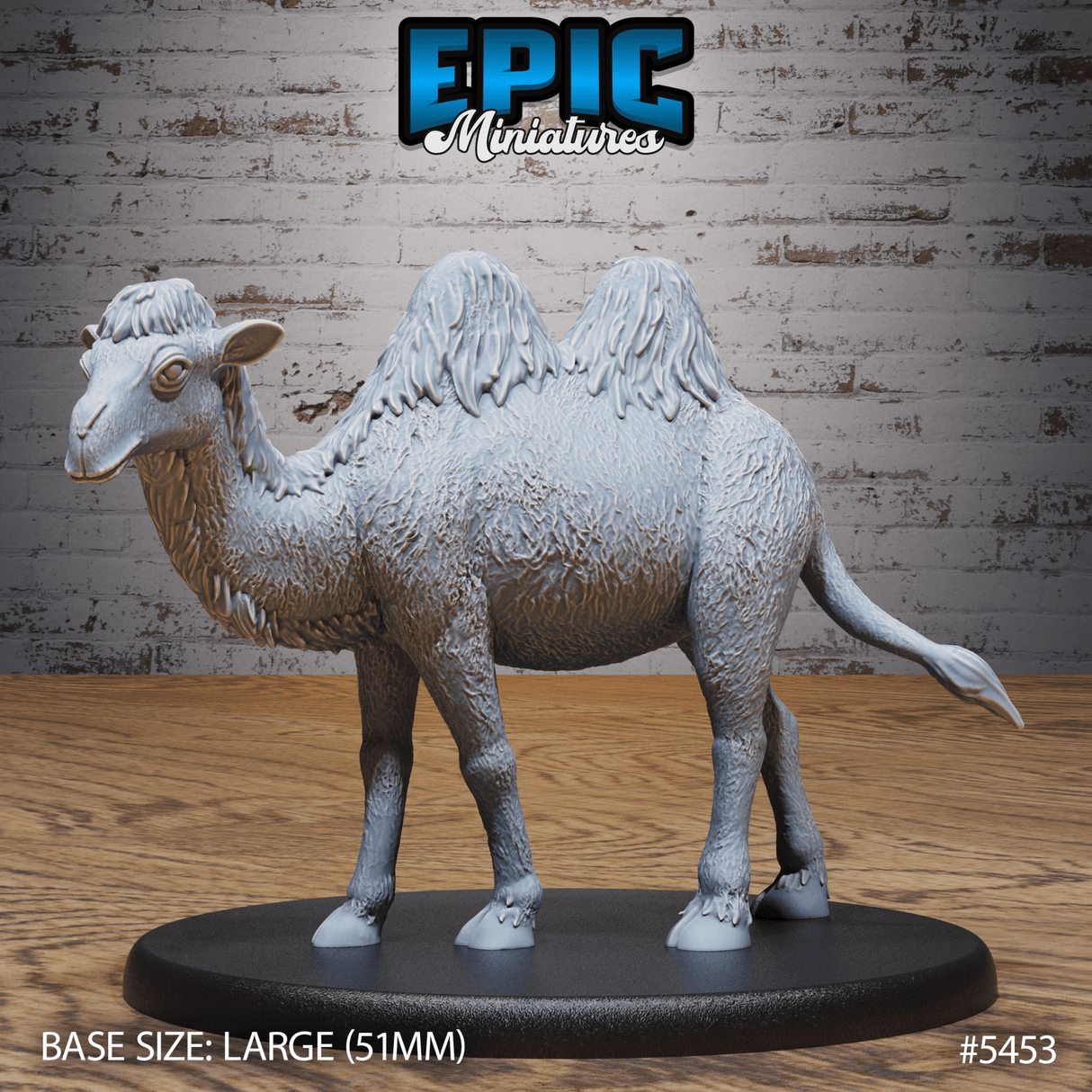 Camel Miniature | A - Tabletop RPG & D&D miniature. Perfect for wargaming & collectors