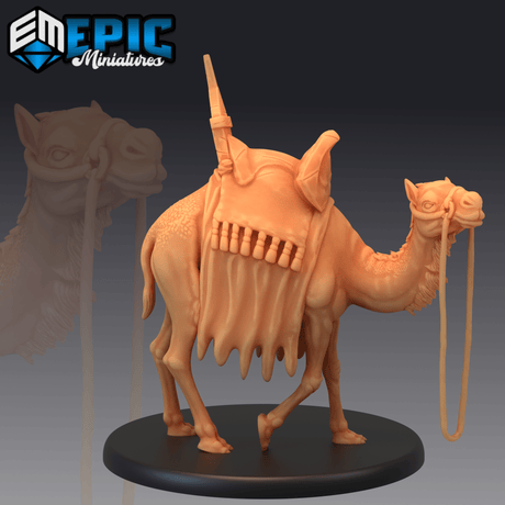 Camel Miniature | B - Tabletop RPG & D&D miniature. Perfect for wargaming & collectors