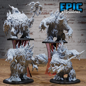 Candle Wax Golem Miniature | Full Set All Models - Tabletop RPG & D&D miniature. Perfect for wargaming & collectors