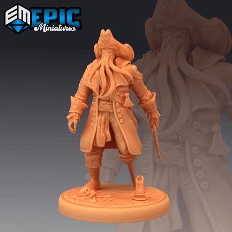 Captain Ahathid Miniature | A - Tabletop RPG & D&D miniature. Perfect for wargaming & collectors