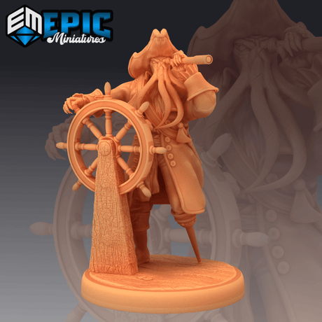 Captain Ahathid Miniature | B - Tabletop RPG & D&D miniature. Perfect for wargaming & collectors