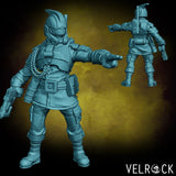 Captain Guardsmen Miniature | Right - Tabletop RPG & D&D miniature. Perfect for wargaming & collectors