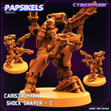 Caristrophan Shock Snaper Miniature | Snaper C - Tabletop RPG & D&D miniature. Perfect for wargaming & collectors