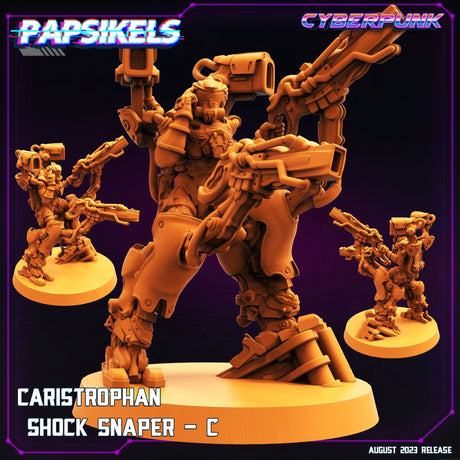 Caristrophan Shock Snaper Miniature | Snaper C - Tabletop RPG & D&D miniature. Perfect for wargaming & collectors