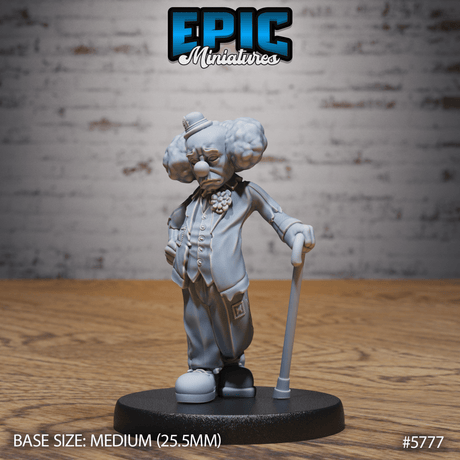 Carnival Clown Gang Miniature | A - Tabletop RPG & D&D miniature. Perfect for wargaming & collectors