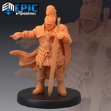 Castle Knight Miniature | A - Tabletop RPG & D&D miniature. Perfect for wargaming & collectors