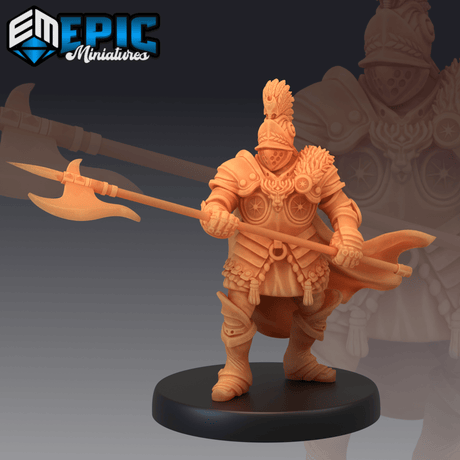 Castle Knight Miniature | C - Tabletop RPG & D&D miniature. Perfect for wargaming & collectors