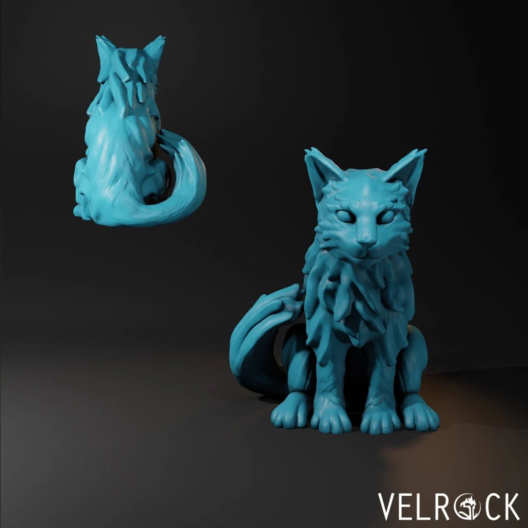 Cat Familiar Miniature | B - Tabletop RPG & D&D miniature. Perfect for wargaming & collectors