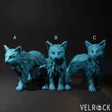 Cat Familiar Miniature | Set of 3 - Tabletop RPG & D&D miniature. Perfect for wargaming & collectors