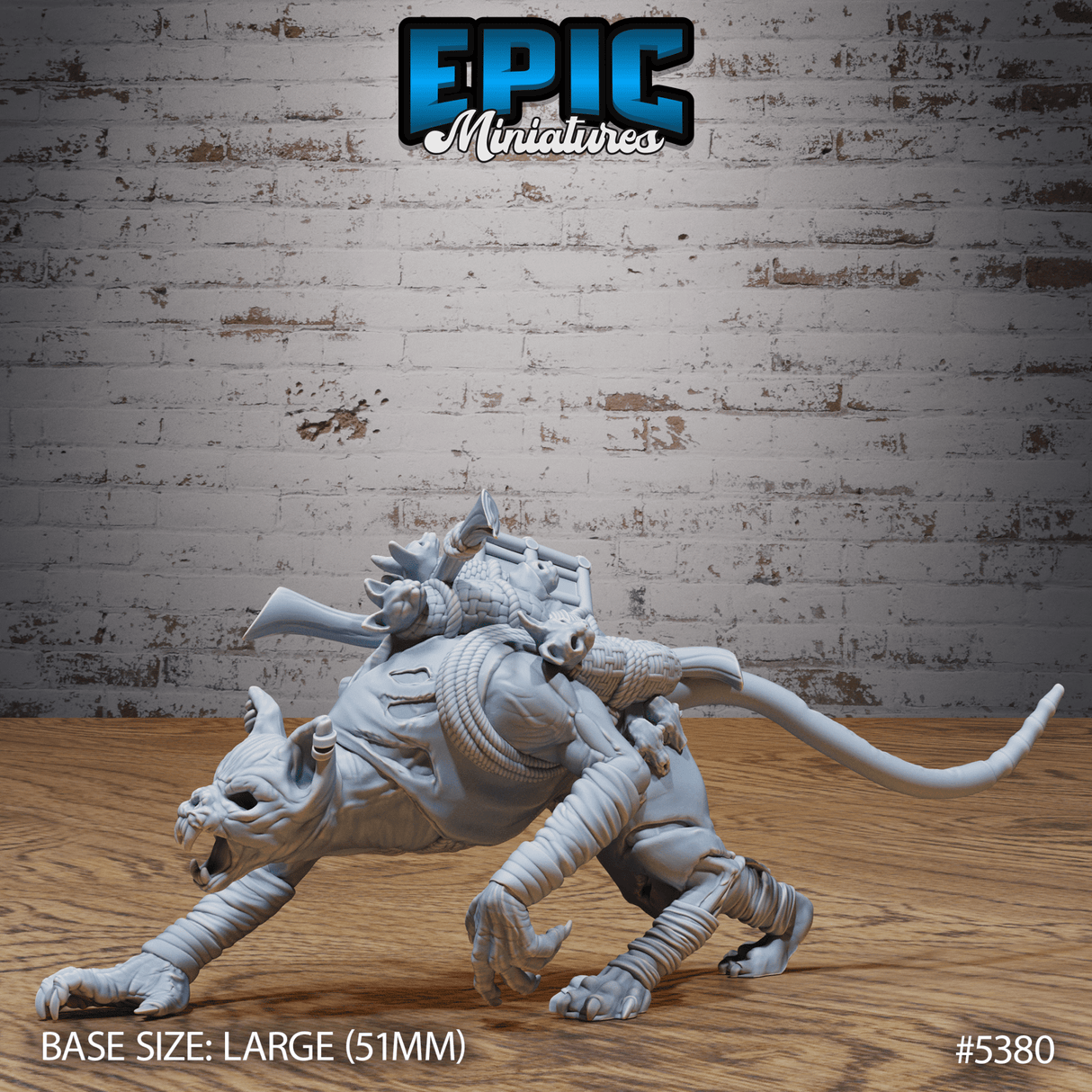 Cat Folk Zombie Miniature | B - Tabletop RPG & D&D miniature. Perfect for wargaming & collectors