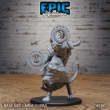 Cat Folk Zombie Miniature | C - Tabletop RPG & D&D miniature. Perfect for wargaming & collectors