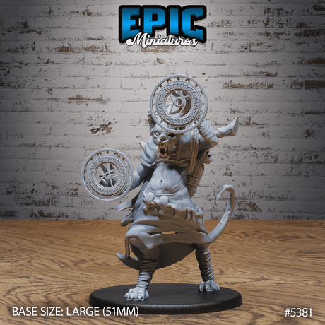 Cat Folk Zombie Miniature | C - Tabletop RPG & D&D miniature. Perfect for wargaming & collectors