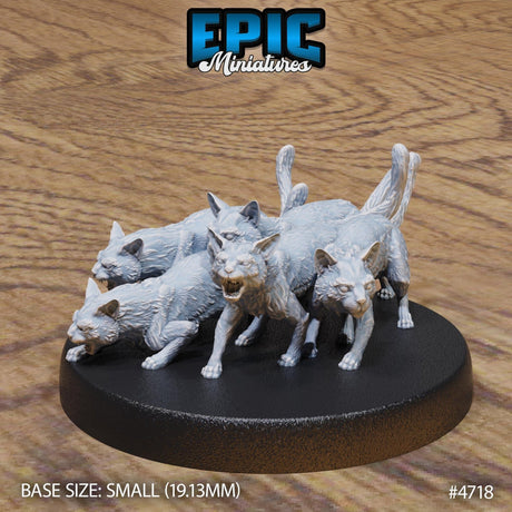 Cat Swarm Miniature | 4718 - Tabletop RPG & D&D miniature. Perfect for wargaming & collectors