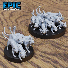 Cat Swarm Miniature | Full Set All Models - Tabletop RPG & D&D miniature. Perfect for wargaming & collectors