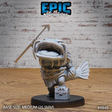 Catfish Folk Miniature | 4848 - Tabletop RPG & D&D miniature. Perfect for wargaming & collectors