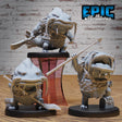 Catfish Folk Miniature | Full Set All Models - Tabletop RPG & D&D miniature. Perfect for wargaming & collectors