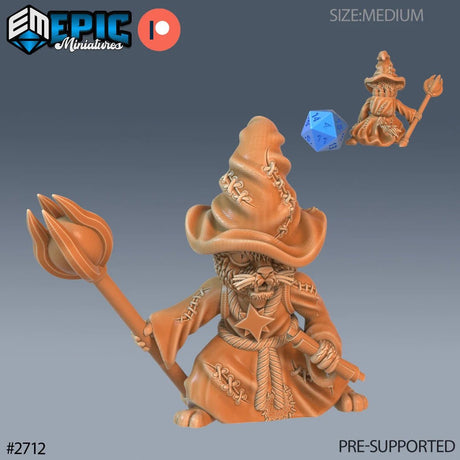 CatFolk Miniature | B - Tabletop RPG & D&D miniature. Perfect for wargaming & collectors