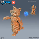 CatFolk Miniature | D - Tabletop RPG & D&D miniature. Perfect for wargaming & collectors