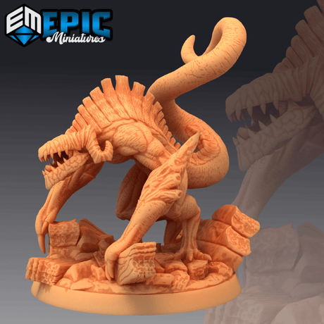 Cave Beast Miniature | B - Tabletop RPG & D&D miniature. Perfect for wargaming & collectors