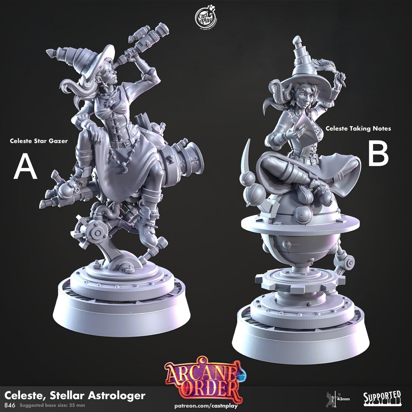 Celeste, Stellar Astrologer Miniature - Celeste A - 32mm