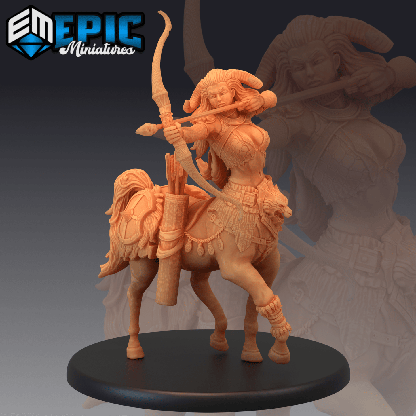 Centaur Female Miniature - B - 28mm