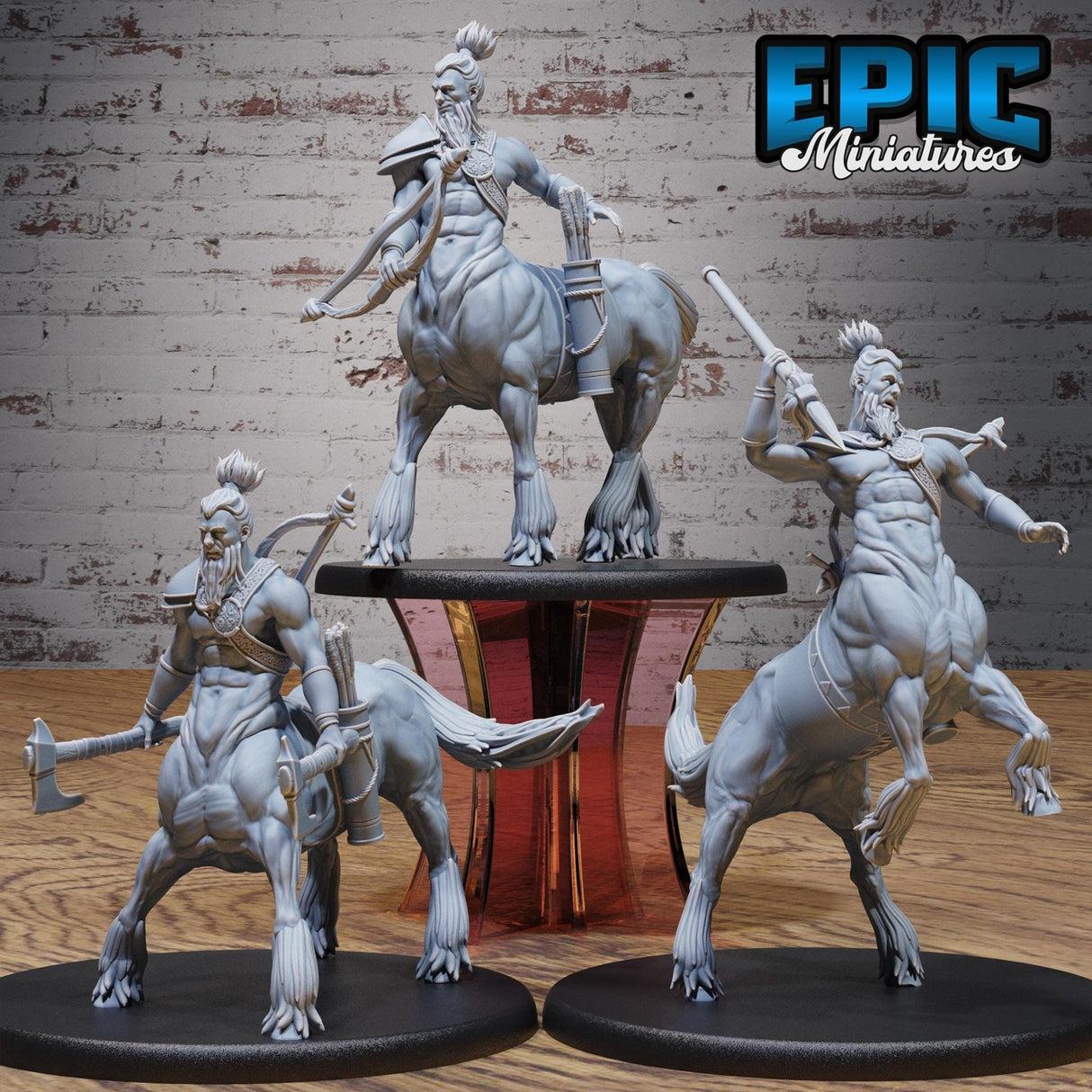 Centaur Miniature | Full Set All Models - Tabletop RPG & D&D miniature. Perfect for wargaming & collectors