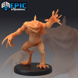 Chaos Toad red slaad Miniature | A - Tabletop RPG & D&D miniature. Perfect for wargaming & collectors