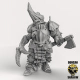Chaos Warrior Miniature | A - Tabletop RPG & D&D miniature. Perfect for wargaming & collectors