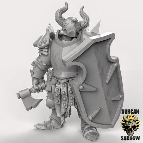 Chaos Warrior knight Miniature | D - Tabletop RPG & D&D miniature. Perfect for wargaming & collectors